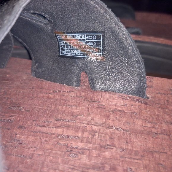 Men's Slide Sandals Black Size 11 UGG - Picture 5 of 7